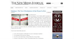 Desktop Screenshot of newmediajournal.us